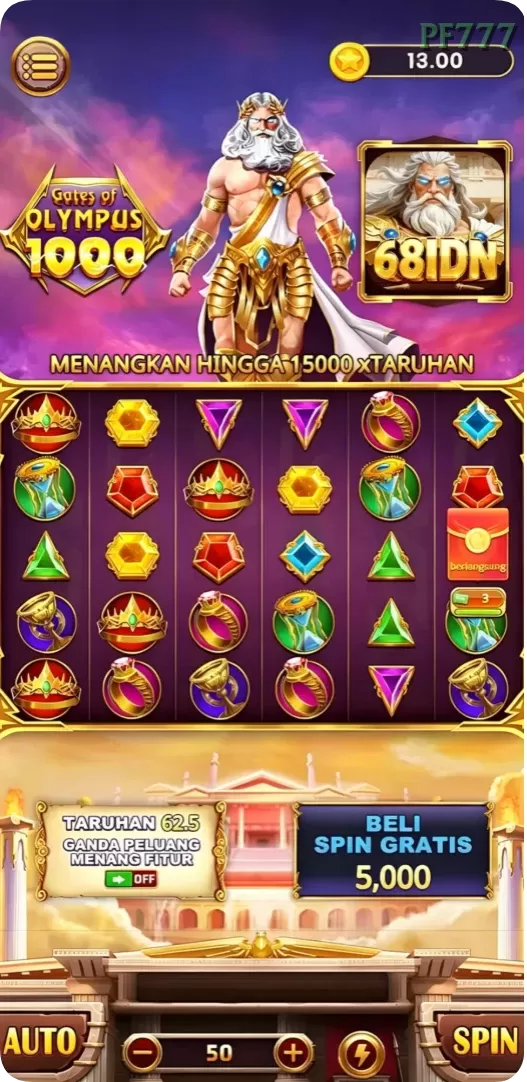 Galeri pratinjau visual pf777 build APK resmi terbaru